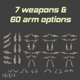 all-arms-panel.png Cyberpunk spy (5 models pack) for 32mm wargames