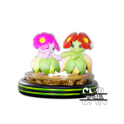 bsm29.png STL file BELLOSSOM V1 PATREONS STATUE・3D printing idea to download