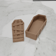 HighQuality4.png 3D Coffin Box for Halloween and Tool Box with Stl File & 3D Printing, Mini Box, Decorative Box, Storage Box, Jewelry Box, Coffin Decor