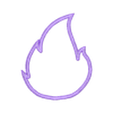 Flame 4.stl Flame Cookie Cutter STL File - 4 inches