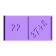 4.stl MATHEMATIC DOMINO GAME: Addition and Subtraction