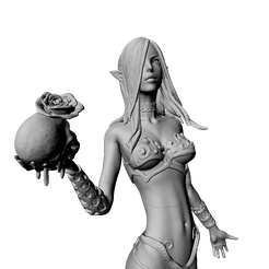 2.png OBJ file Elf girl mas nsfw・Model to download and 3D print