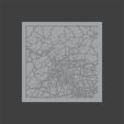 canvas-map-Beijing-01.jpg 3D Topographic Map of Beijing STL Model for CNC & 3D Printing