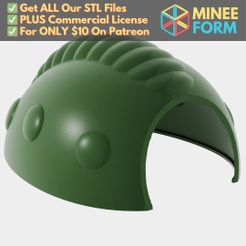 nausicaa-valley-of-the-wind-Ohmu-alien-insect-hide.jpg Nausicaa Valley of the Wind Ohmu Alien Insect Shell Reptile Pet Hide MineeForm FDM 3D Print STL File