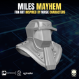 5.png Miles Mayhem Fan art Kit 3D printable for Action Figures