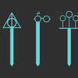 main image.png Harry Potter Bookmarks - Glasses - Deathly Hallows - Quidditch