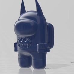 render.png Free STL file Among Us - Batman・3D printable model to download, Chamunizu