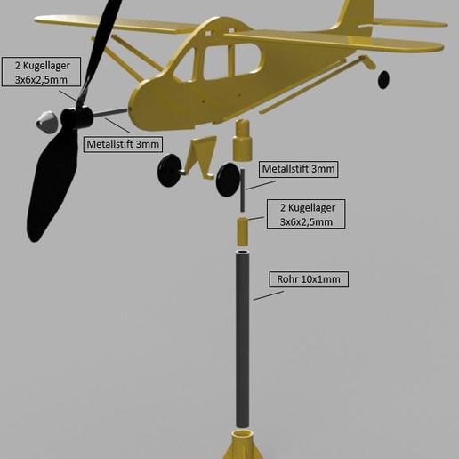 Hilfe.jpg Airplane wind chimes