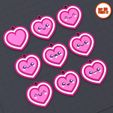 HappyHearts_V01.jpg Porte-clés Happy Hearts Print In Place