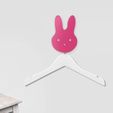 lapin-cintre-photo-produit.jpg Rabbit hanger holder - Hooks - Animal hooks - Coat racks - Wall hangers - Wall decoration