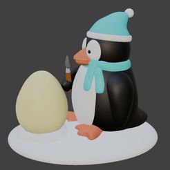 penguin-painting-easter-egg-render.jpg Penguin Painting an Easter Egg