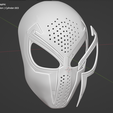 スクリーンショット-2023-12-04-230903.png Into The Spider-Verse Spider-Man 2099 fully wearable cosplay mask face shell 3D printable STL file