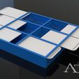 Boite-protections-coulissantes-bleu-et-blanc.jpg Storage box for small parts - Boite de rangement pour petites pièces