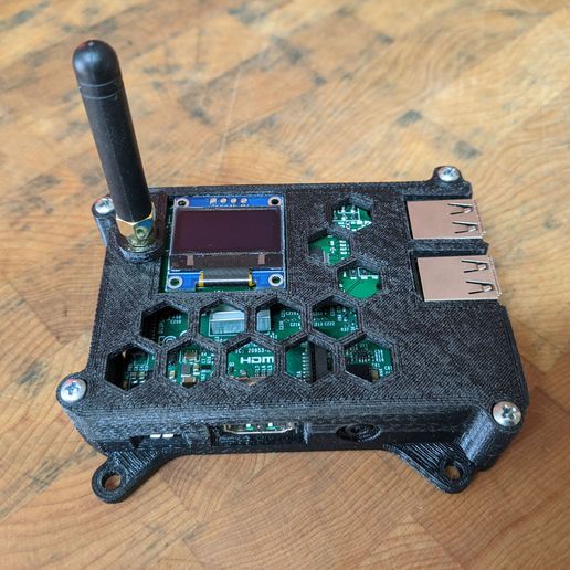 🔧 MMDVM Simplex and Raspberry Pi 3 enclosure・Free 3D File for ・Cults