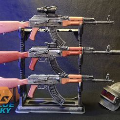 Thingiverse_001.jpg STL-Datei AKM Rail upgrade Parts kostenlos・3D-Drucker-Modell zum herunterladen