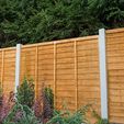 fencing.jpg Clôture en panneaux de bois avec poteaux en béton pour le modélisme ferroviaire - Kit de construction