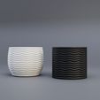 3D-Printed-Wavy-Planter-view-6.jpg 3D 打印波浪形花盆