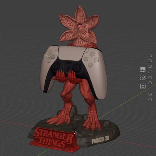 🕹️ Demogorgon - Stranger Things (Joystick holder)・ 3D File for 3D ...