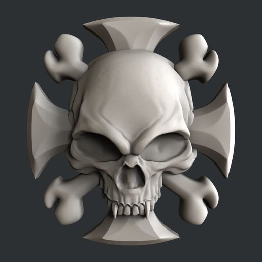 P73.jpg Download STL file 3d models Skull • 3D print template, 3dmodelsByVadim
