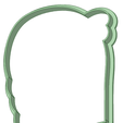Contorno.png Gravity fall Mabel 1 90mm cookie cutter