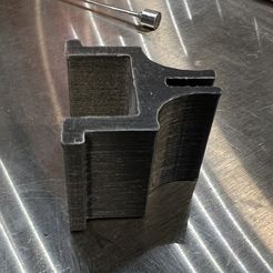 tempImageKYfkL6.jpg Free STL file Race number holder for Canyon Ultimate seat post・3D printing model to download