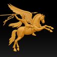 008.jpg Pegasus-Krieger-Relief 2.5D