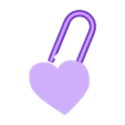 Love Locked.stl Padlock Valentine - Valentine Padlock