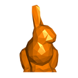 LowpolyStanfordBunnyUprightEars3DImage2.png Lowpoly Stanford Bunny With Upright Ears