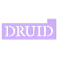Druid_text_DR1.stl Stencils - Diablo