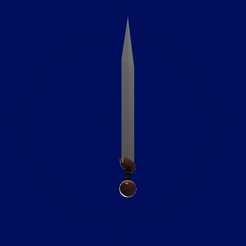 Model.png Archivo STL gratuito Espada larga romana Gladius para Cosplay (Tamaño real y dividida para facilitar su impresión)・Idea de impresión 3D para descargar