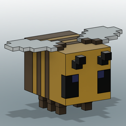 Captura-de-pantalla-2023-03-31-210158.png STL-Datei Minecraft Biene・Design für 3D-Drucker zum herunterladen