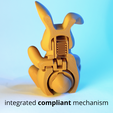 8.png STL file Print-In-Place Cute Lucky Bunny・3D printing template to download