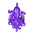 Octupus_Bas-relief_3.stl Bajorrelieve de pulpo