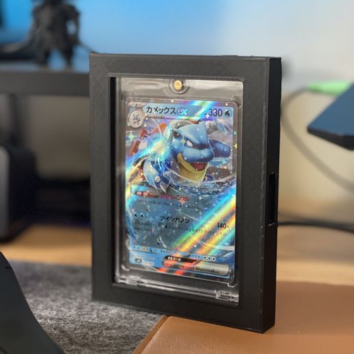 Frame for Standard TCG Magnetic Trading Card Case STL File for 3D  printingCults