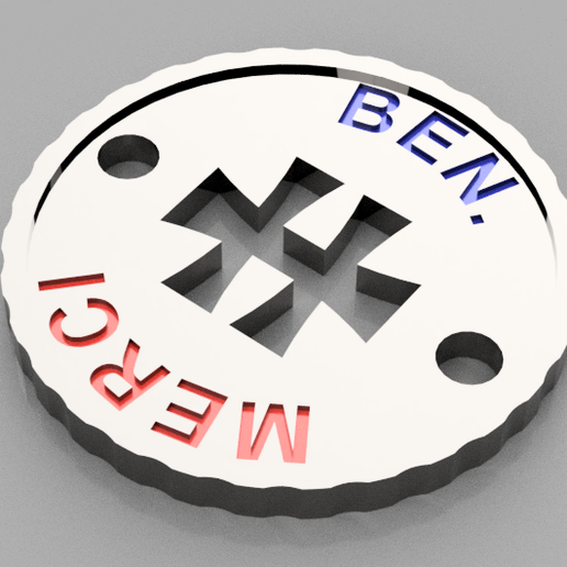 MERCI BEN piece. Hellfest 2022 3D model