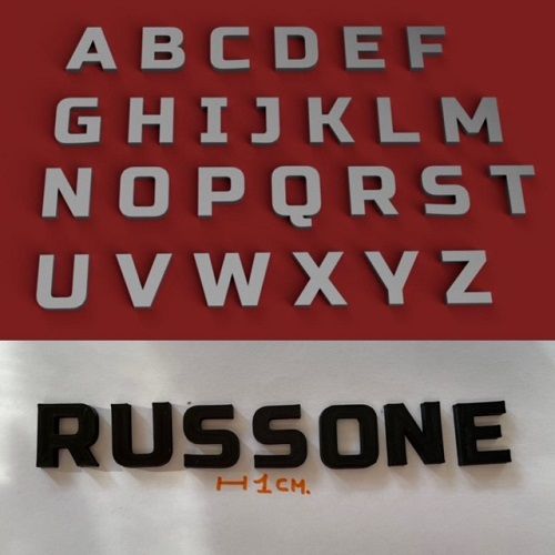 image1.jpg RUSSONE uppercase 3D letters STL file