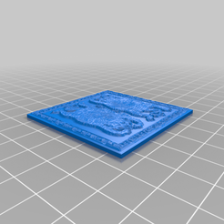 Tiger_Floor_Tile_Decoration_2x2.png Free STL file Tigers Floor Tile Decoration 2x2・3D printable model to download