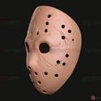 02.jpg Jason Voorhees Mask - Friday 13th movie 2019 - Horror Halloween Mask 3D print model
