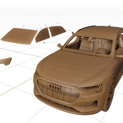 1.png Файл STL Audi ETron GT・Модель для загрузки и печати в формате 3D