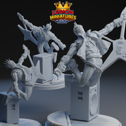 Diseño-sin-título-9.png STL file Marvel crisis protocol spiderpunk presupported included・3D printer design to download, LegionMiniatures