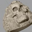 Screenshot_4.jpg Skull ring jewelry skeleton ring 3D print model