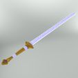 03.jpg KPop Demon Hunters HUNTRIX Rumi Sword. Cartoon, movie, props, cosplay