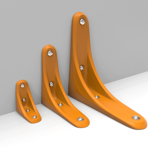 Shelf Holder Set 3D model