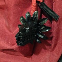 quetz2.jpg Quetzalcoatl pendant for backpack
