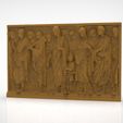 untitled.35.jpg 3D model stl, Rome culture,Relief of the Ara Pacis Augustae with Procession,rome sculpture stl,3d-scan model stl file.For mill and 3d print.