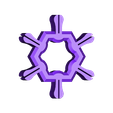 SnowHub3.stl Build your own Snowflake!