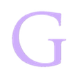 G.stl GOT Logo 2D Game of Thrones