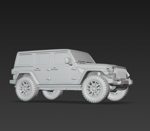 🚗 Jeep Wrangler Rubicon 392 2021・ STL File for 3D printing・Cults