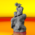 gg0043.png Goku - Dragonballz Bust - 3d Printable