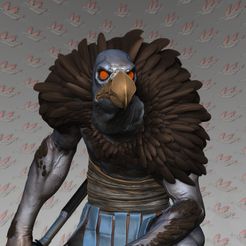 VULTUREMAN-0.jpg Fichier STL VULTUREMAN・Modèle à imprimer en 3D à télécharger